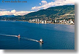 boats, canada, cityscapes, horizontal, north, vancouver, photograph