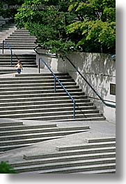 canada, kid, stairs, vancouver, vertical, photograph