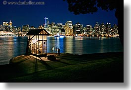 canada, canon, cityscapes, horizontal, houses, long exposure, nite, vancouver, water, photograph