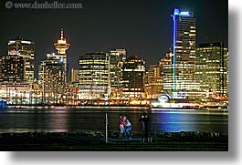 canada, cityscapes, horizontal, long exposure, nite, people, photographers, vancouver, water, photograph