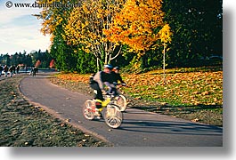 canada, cyclists, horizontal, park, stanley, stanley park, vancouver, photograph