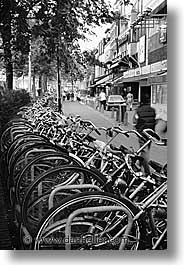 amsterdam, bicycles, europe, streets, vertical, photograph