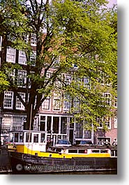 amsterdam, boats, europe, vertical, waterways, photograph