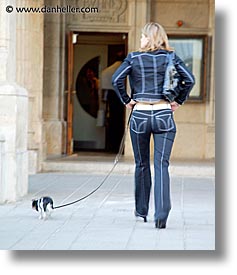 austria, dogs, europe, people, vertical, vienna, walkers, photograph