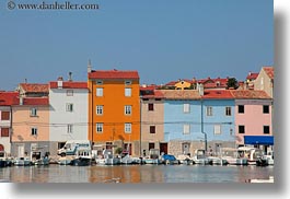 boats, colorful, colors, cres, croatia, europe, harbor, horizontal, towns, photograph