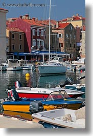 boats, colorful, colors, cres, croatia, europe, harbor, towns, vertical, photograph