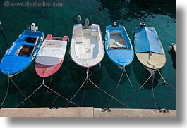 boats, colorful, colors, cres, croatia, europe, horizontal, turquoise, water, photograph