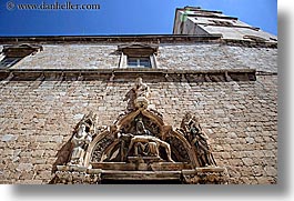 architectures, croatia, doors, dubrovnik, europe, horizontal, jesus, relief, photograph