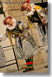 bowing, croatia, dance, dubrovnik, europe, folk dancing, vertical, womens, photograph