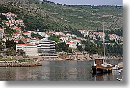 boats, croatia, dubrovnik, europe, harbor, horizontal, towns, photograph