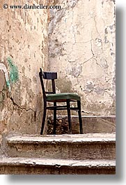 chairs, croatia, dubrovnik, europe, lone, vertical, photograph