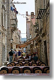 cafes, croatia, dubrovnik, europe, narrow streets, outdoors, vertical, photograph