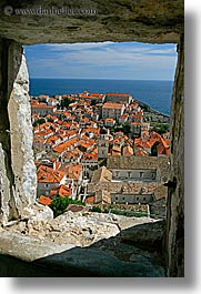 cityscapes, croatia, dubrovnik, europe, stones, town view, towns, vertical, windows, photograph