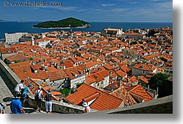 cityscapes, croatia, dubrovnik, europe, horizontal, overlook, people, town view, townview, photograph