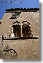 croatia, europe, hvar, venetian, vertical, windows, photograph