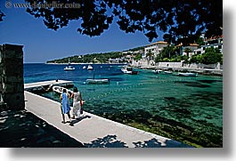 croatia, europe, horizontal, hvar, lagoon, people, scenics, water, photograph