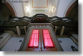 croatia, curtains, europe, horizontal, hvar, red, st stephan cathedral, photograph