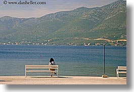alone, croatia, europe, horizontal, korcula, people, womens, photograph