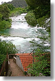 croatia, europe, krka, vertical, waterfalls, photograph