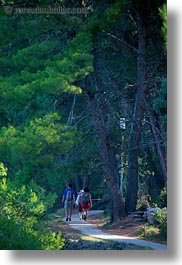 croatia, europe, hiking, mali losinj, trees, vertical, photograph
