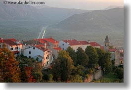 croatia, europe, hills, horizontal, houses, landscapes, motovun, nature, scenics, photograph