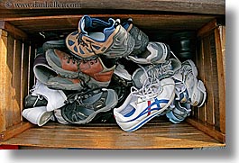 boxes, croatia, europe, horizontal, nostalgija, shoes, photograph
