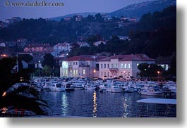 croatia, dusk, europe, harbor, horizontal, nite, rab, photograph