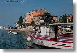 boats, croatia, europe, horizontal, houses, rovinj, transportation, photograph