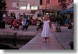 croatia, dresses, europe, girls, horizontal, people, rovinj, white, photograph