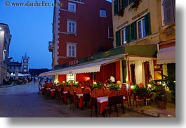 croatia, europe, horizontal, restaurants, rovinj, squares, photograph