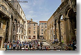 croatia, diocletian, diocletians palace, europe, horizontal, palace, split, photograph