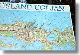 croatia, europe, horizontal, islands, map, uglja, ugljan, photograph