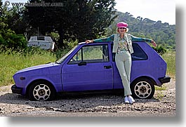cars, croatia, europe, horizontal, janna, janna curt, people, purple, photograph