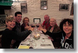 croatia, dinner, emotions, europe, groups, happy, horizontal, smiles, toasting, wt group istria, photograph