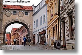 arches, cesky krumlov, czech republic, europe, horizontal, krumlov, photograph