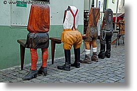 cesky krumlov, chairs, czech republic, europe, horizontal, legs, photograph