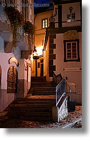 cesky krumlov, czech republic, europe, krumlov, long exposure, nite, stairs, streets, vertical, photograph