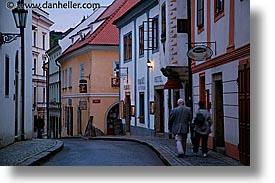 cesky krumlov, czech republic, europe, eve, evening, horizontal, krumlov, streets, photograph