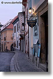 cesky krumlov, czech republic, europe, eve, evening, krumlov, slow exposure, streets, vertical, photograph