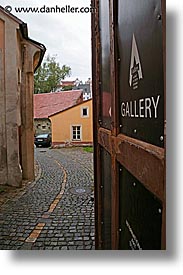 cesky krumlov, czech republic, europe, gallery, roads, streets, vertical, photograph