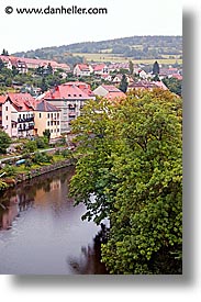 cesky krumlov, czech republic, europe, krumlov, rivers, towns, vertical, photograph