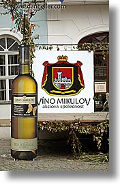 czech republic, europe, mikulov, signs, vertical, wines, photograph