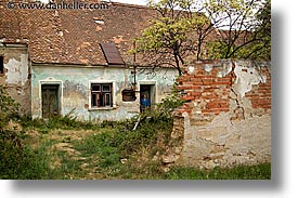 czech republic, europe, farm, horizontal, houses, old, palava highlands, photograph