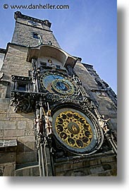 astro clock, astronomical, buildings, clocks, czech republic, europe, prague, vertical, photograph