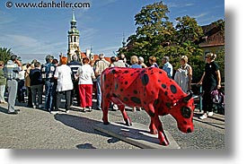 buildings, cows, czech republic, europe, horizontal, loreta, prague, photograph