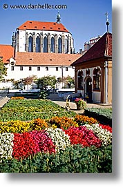 buildings, churches, czech republic, europe, gardens, prague, vertical, photograph