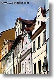 buildings, czech republic, europe, facades, houses, prague, vertical, photograph