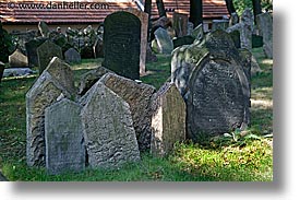 czech republic, europe, graves, graveyard, horizontal, jewish, jewish quarter, prague, photograph