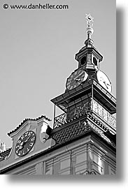 clocks, czech republic, europe, jewish, jewish quarter, prague, vertical, photograph