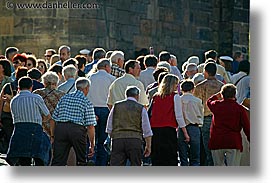 crowds, czech, czech republic, europe, horizontal, people, prague, photograph